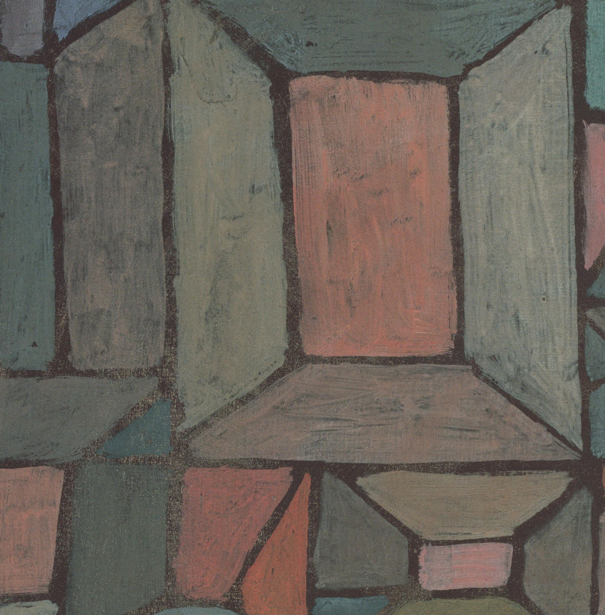 Detail 2: Central doorway-like form in The Way to the Citadel